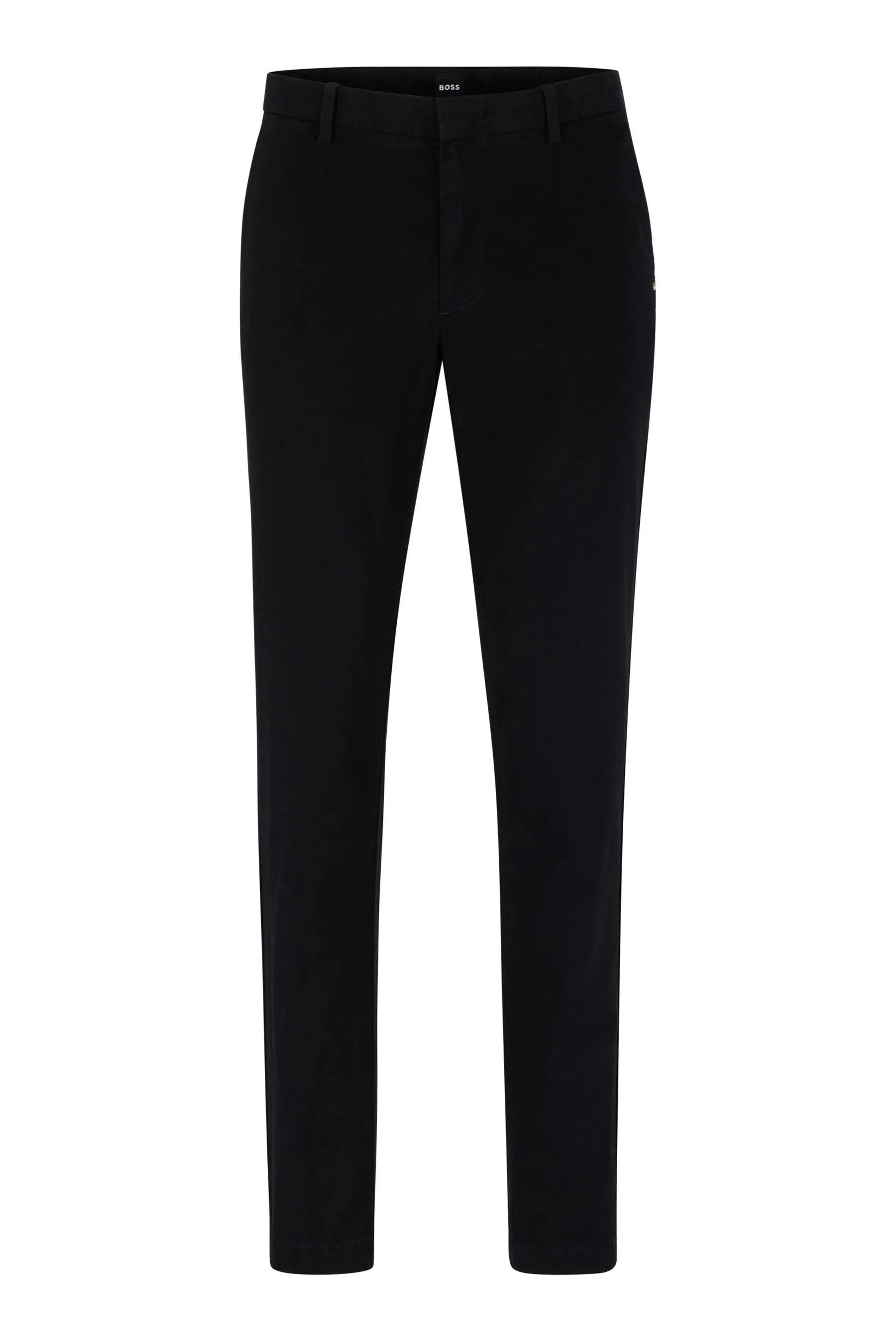 BOSS Vestibilità attillata / Slim - Pantaloni chino in gabardine elasticizzato in cotone